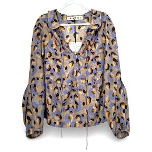Marni Rachel Short Flutter Sleeve in Wildflower Bouquet
